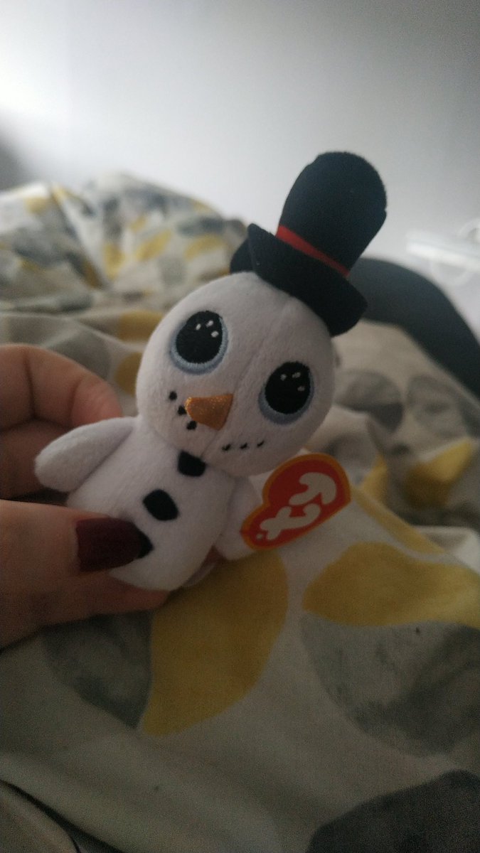 McDonald's gave me a snowman toy with my happy meal. It's July 😑