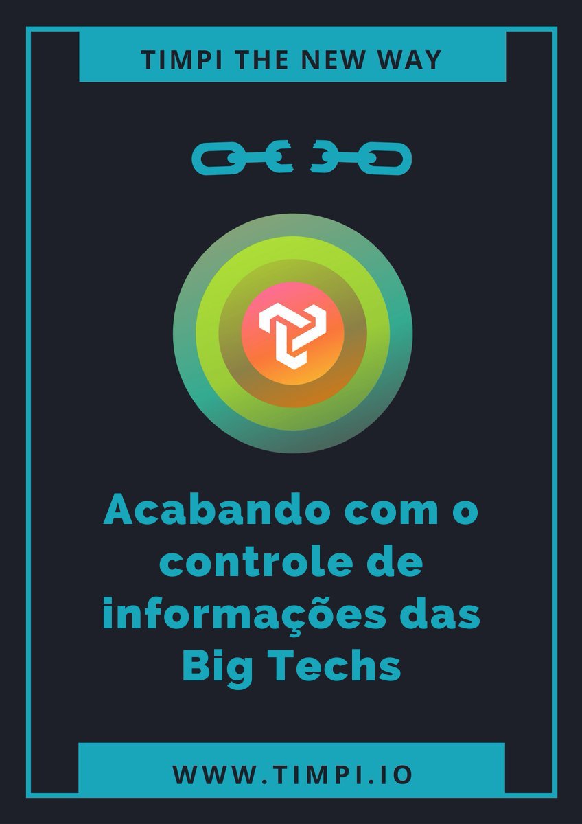 web3_Portugues's tweet image. 👉#Timpi mudará o atual monopólio de pesquisa e a forma como buscamos informações para que sejam abertas e com ética.

📌timpi.io

#web3 #freesearch #Descentralização #Kadena $TIMPI $KDA $ATOM $FLUX $BTC