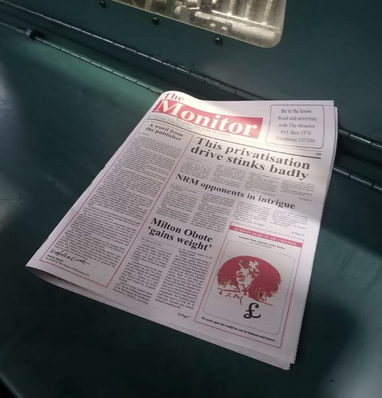 DailyMonitor's tweet image. Your souvenir copy of The Monitor as it was in July 1992 is ready. It’s free in your copy of the Daily Monitor tomorrow, August 1, 2022. 
#MonitorAt30
#MonitorUpdates