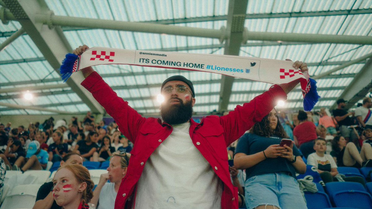 In caaaaase you hadn’t heard, the <a href="/Lionesses/">Lionesses</a> are in the #WEURO2022  final 😍. And today if you head to the Blue Check in Wembley, the <a href="/FreeLionesses/">Free Lionesses</a> will again be giving away #ShareYourRoar Tweet Scarves so you can get behind the girls too… Come on England! 🏴󠁧󠁢󠁥󠁮󠁧󠁿♥️