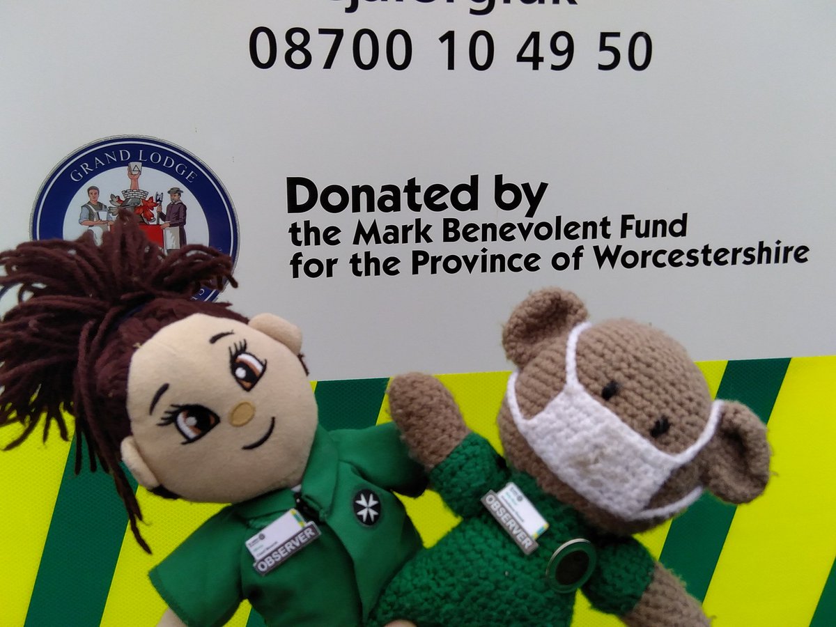 SJA_Mascots's tweet photo. We've escaped to the North and visited @SJAWorcesterASU to help deliver a First Aider course for a wonderful group of new @StJohnAmbulance #volunteers. 

Thanks to @DanJWHorton for having us and for the private lesson!!

Olivia even got chance to practice her observation skills. https://t.co/I7a16qzpDC
