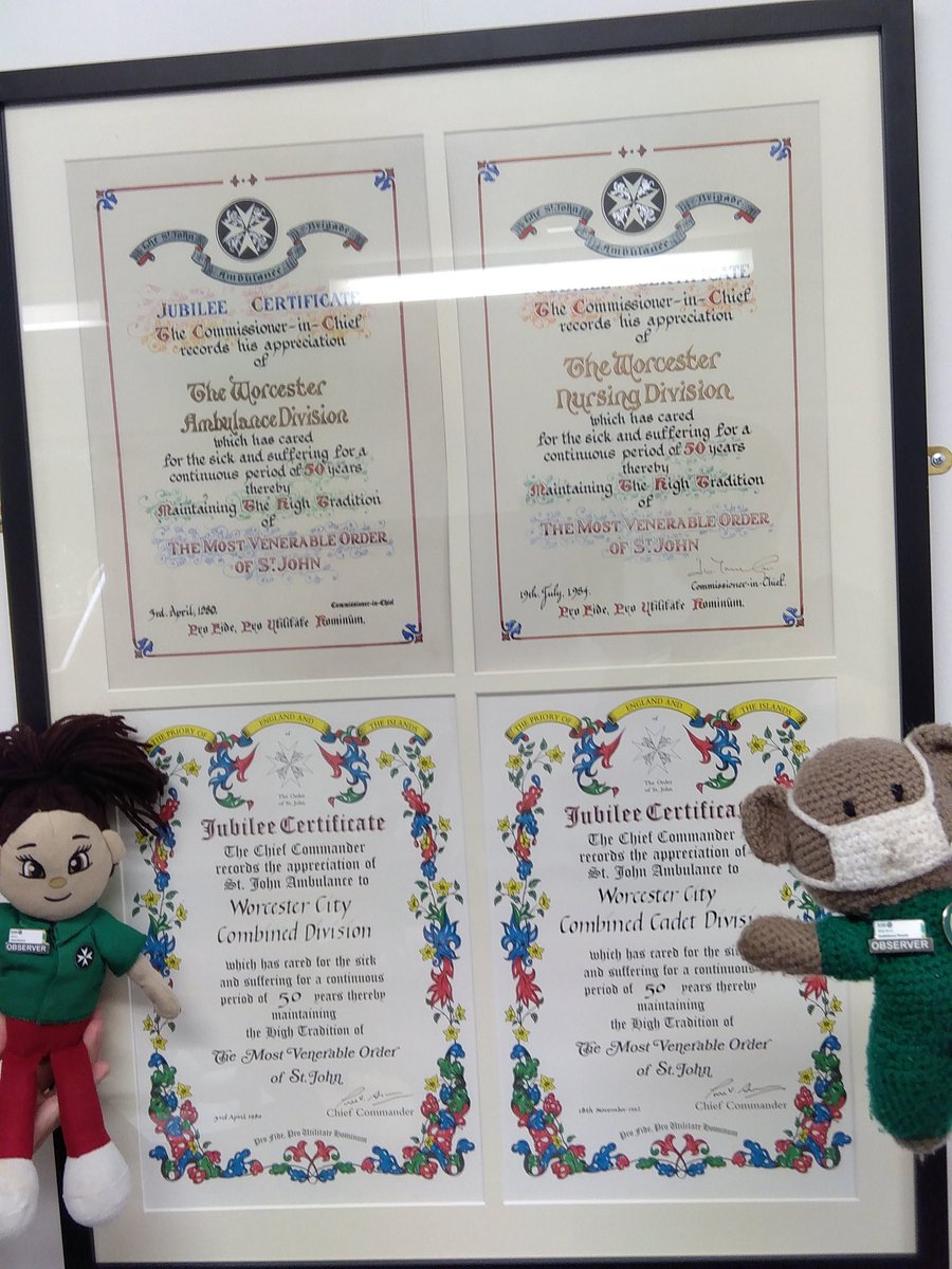SJA_Mascots's tweet photo. We've escaped to the North and visited @SJAWorcesterASU to help deliver a First Aider course for a wonderful group of new @StJohnAmbulance #volunteers. 

Thanks to @DanJWHorton for having us and for the private lesson!!

Olivia even got chance to practice her observation skills. https://t.co/I7a16qzpDC