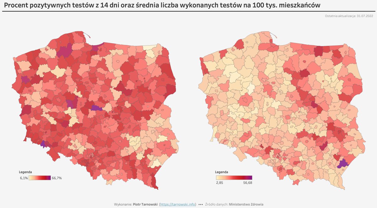 PiotrekT's tweet photo. #COVID19 w 🇵🇱 - podsumowanie lipca

📈 Wskaźnik średniej z 7 dni liczby nowych zakażeń #COVID19 na 100 tys. mieszkańców 🇵🇱 wynosi 7⃣,7⃣1⃣  👉 https://t.co/lON9x1jySS https://t.co/8X9eAUmRYo