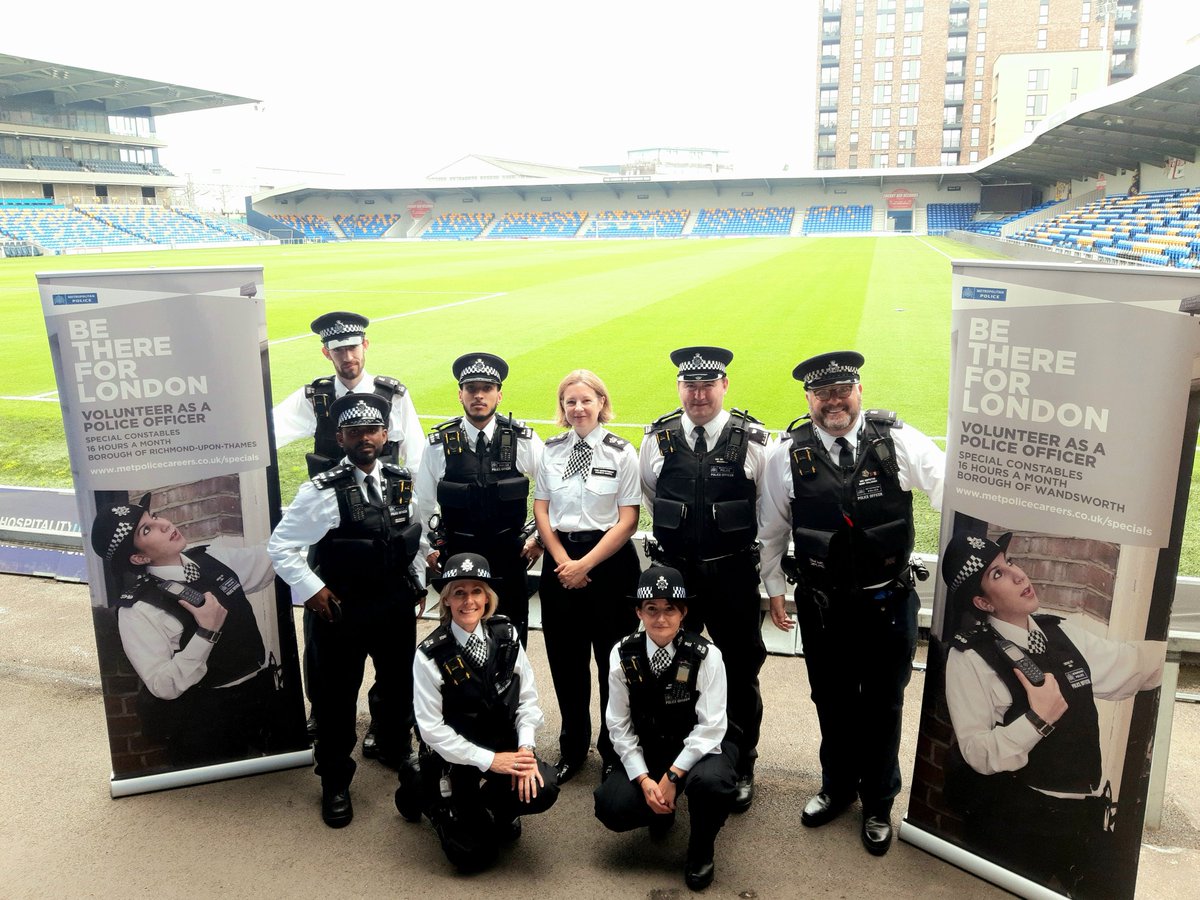 7 Specials from SWBCU with Borough Commander @ElisabethChappl at Police EXPO here at @AFCWimbledon come and say hello. 11.00-16.00 free event for the whole family. @MPSMerton @MPSKingston @MPSWandsworth @MPSRichmond