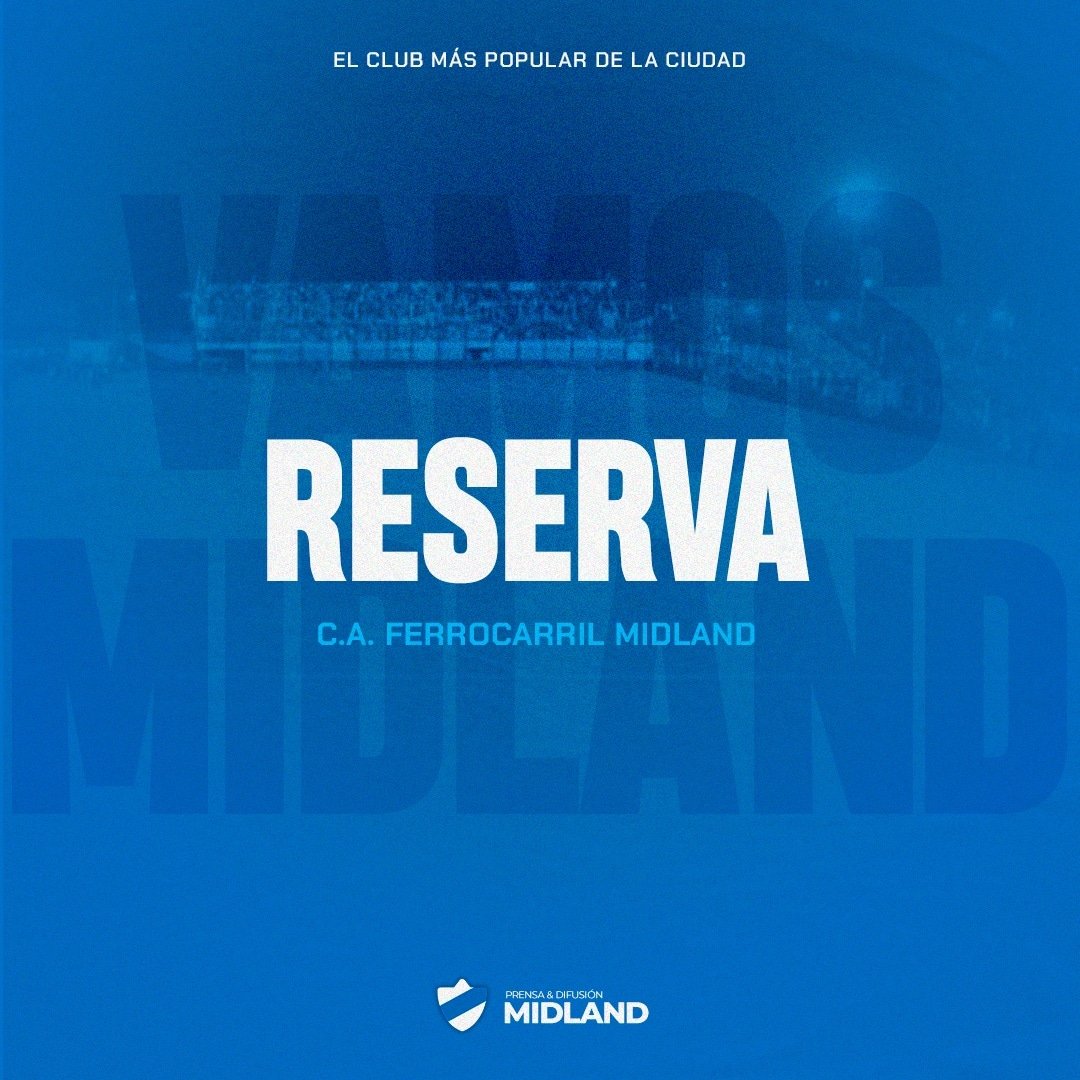 Club Atlético Ferrocarril Midland on X: 🔜 ¡Próximo partido! #Reserva ⚽ 🏆  Campeonato de Tercera División. Primera C. 2022. Fecha 11 🆚 @SanMartinBurz  🗓️ Martes 2 de agosto 🕔 13hs 🏟️📍 Predio