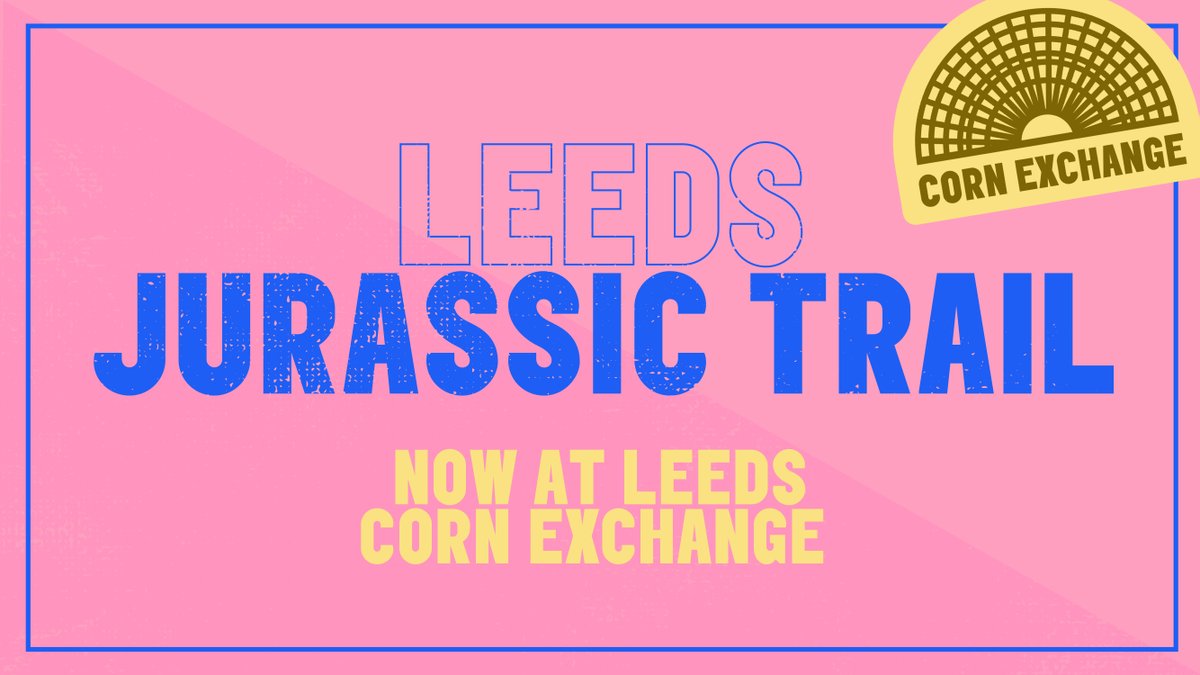 Fun for all the family as Leeds Jurassic Trail returns to the Corn Exchange this summer! Come and say hello our newest resident 🦖