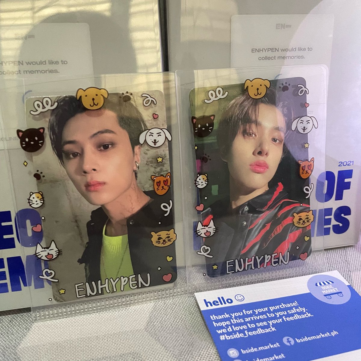 bsidemarket's tweet photo. ENHYPEN PIECES OF MEMORIES

➞ PHP 850 each + lsf
➞ onhand; unsealed but complete inclusions

[jay rpc / jake rpc]

➞ dop 3 days; prio if PAYO
➞ comment mine / dm to order

pls help rt 🤍
🏷 wts lfb ph enha pom
#bside_onhand #enhypen_onhand https://t.co/krR1rcn30C