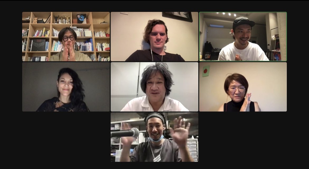 rhizomatiks's tweet photo. #flyingtokyo 2022 online talk session has ended up. Thank you for watching! 😘❣️
🙏🏻 ∞ 💘
@laurenleemack
@kcimc
@takawo
@daitomanabe
@m_hatanaka
🐕🤍 https://t.co/NBXUVOrgXP