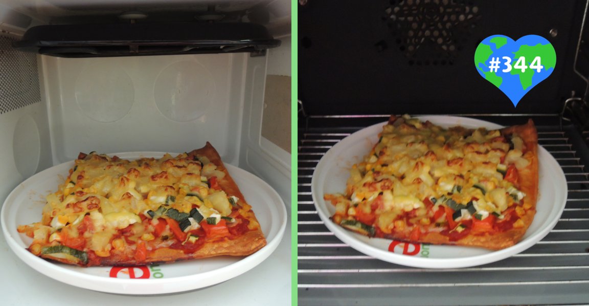 #365sustainableDecisions Challenge #344 - Keeping leftover pizza warm in oven after lunch for dinner instead of heating up again Over 100 ideas to save electricity and money: medium.com/the-environmen… #sustainableLiving #ecoliving #ecolivingtips #sustainability #sustainable