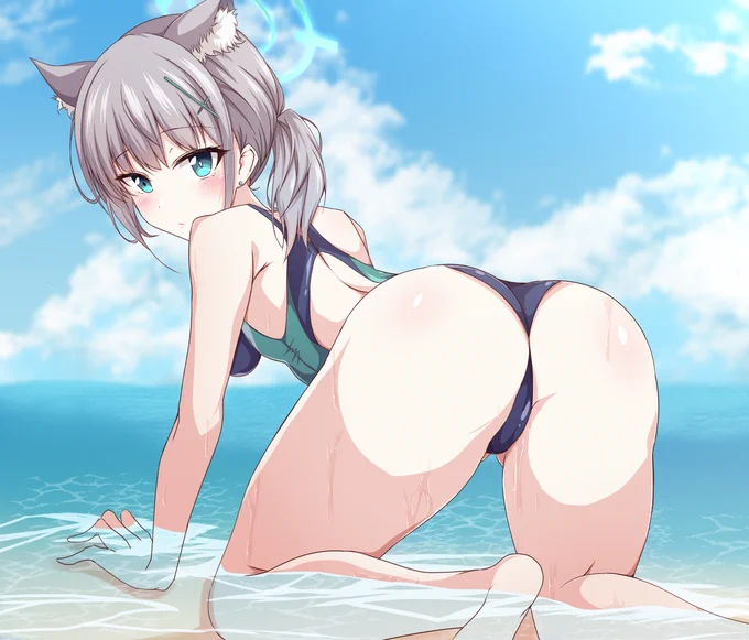 水着シロコ👙早く実装して
#ブルアカ 