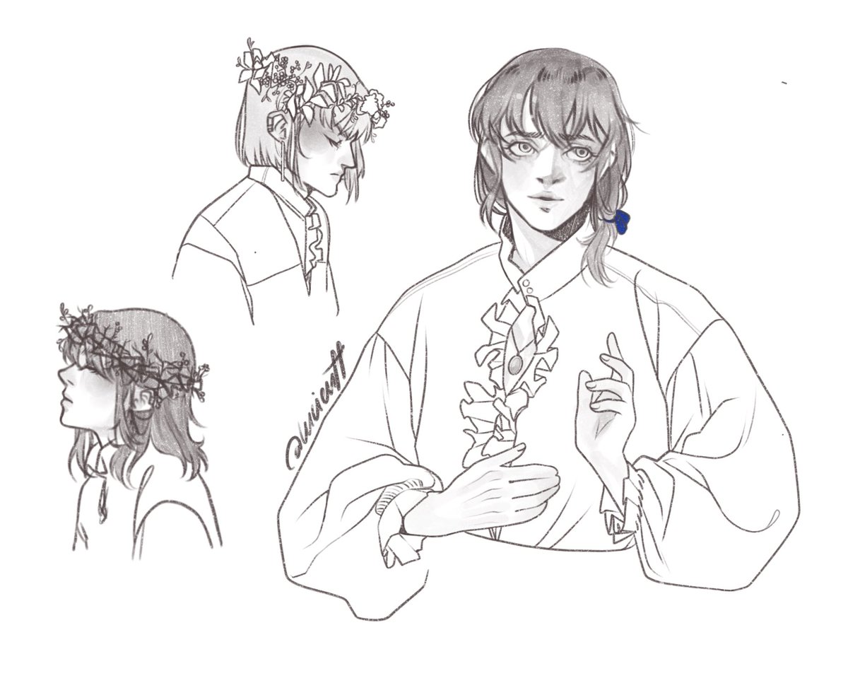 sketches i made for the #khunbamweek2022 #day2 that i just finished lmao