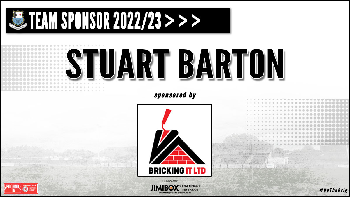 Bamber Bridge FC (@bamberbridgefc) on Twitter photo A big thank you to the team at Bricking It LTD who have sponsored our goal keeoping coach <a href="/BartonStuart/">Stuart Barton</a> for the 22/23 Season. We look forward to seeing you at Irongate in August 🖤🤍👏 #UpTheBrig A big thank you to the team at Bricking It LTD who have sponsored our goal keeoping coach <a href="/BartonStuart/">Stuart Barton</a> for the 22/23 Season. We look forward to seeing you at Irongate in August 🖤🤍👏 #UpTheBrig