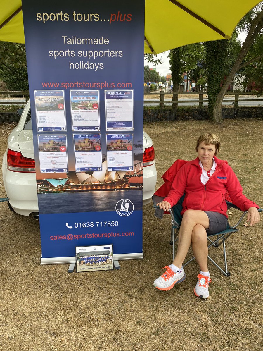sportstoursplus's tweet photo. We’re at the @suffolkcricket @KentCricket match at @WoolpitCC. Come and give us a visit https://t.co/5ehn4njxOo