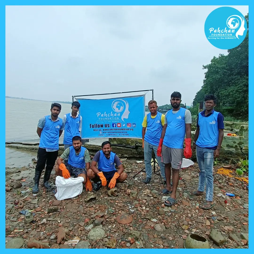Pahchanfoundat1's tweet photo. #InsanTeriGangaMaily
#week79
Clean up drive.
Volunteers of the organization collected almost 150 Kg of garbage today...https://t.co/T2lwojzhja
@tdh_de @cleanganganmcg
@banegaswasthind @swachhbharat
#Pahchanfoundation #CleanGanga #SaveGanga #SDGs #Goal13 #ClimateAction #Goal14 https://t.co/AEi8cySvu9
