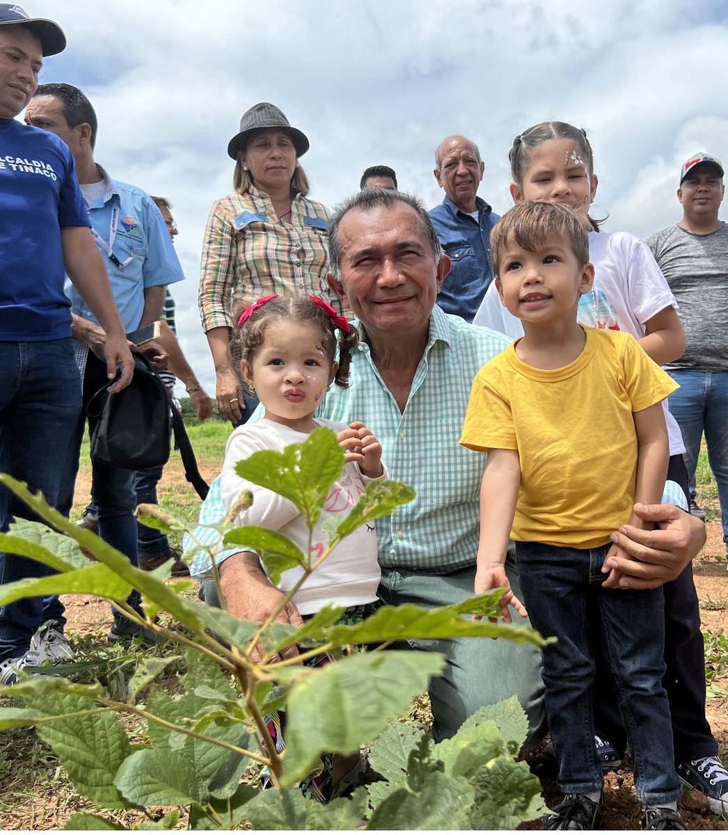 Ayer fue un día para la historia. Los niños de Cojedes sembraron los primeros 300 araguaney en el jardín de la esperanza. Lo que hasta hace muy poco, fue un basural, hoy con nuestras manos los convertimos en un lugar para la cultura, el deporte y la recreación #VamosVamosCojedes