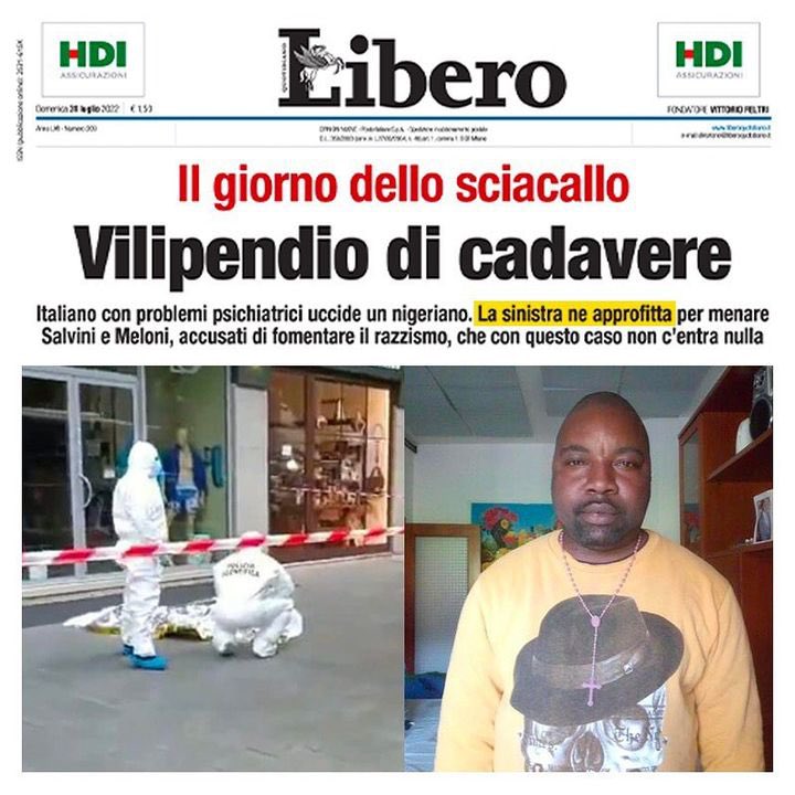 matteosalvinimi's tweet image. Una sinistra disperata usa da giorni un povero ragazzo ucciso da un criminale per accusare di razzismo me, la Lega e milioni di italiani. Squallidi. Una preghiera per chi non c’è più, l’impegno a riportare sicurezza in tutte le nostre città.