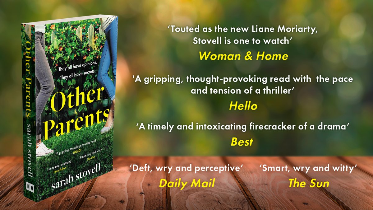 HQstories's tweet photo. The highly acclaimed and darkly funny #OtherParents by @sarahlovescrime is now available in paperback.
Welcome to West Burntridge, where nothing can stay secret for long...
https://t.co/wqJAJx2oMj https://t.co/GuOR5JrqhP