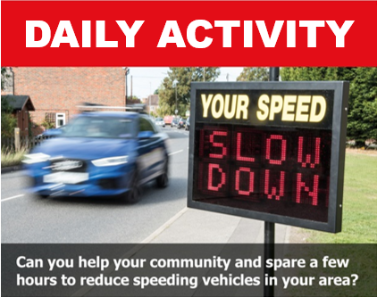 KentSpeedwatch's tweet image. #ChartSutton #Speedwatch group @kentpolicemaid. Recorded 11 vehicles speeding on 28/07/2022, these have been passed to #KentPolice for follow up.