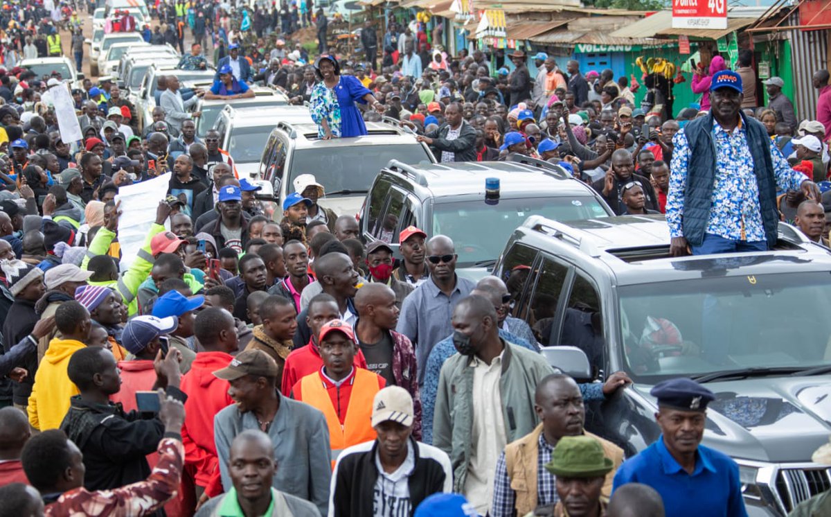 ofufule's tweet photo. Raila Odinga in Nandi Hills, Nandi County. Swear in BABA https://t.co/cOLDXUpg1f