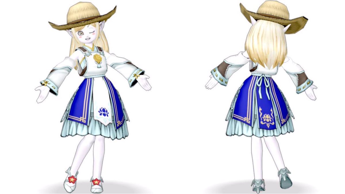 nyariDQ's tweet photo. こんばんにゃりこ♪
#アストルティアガールズコレクション でモデルをした時に着たドレアですっ✨
メインカラー白+和風+夏コーデということで、死ぬほど悩んで作りましたw
今までで一番考えたかも❣️
#MakeRoom_D
#Make_Dressup
#にゃりドレア https://t.co/ObZO29yiDi