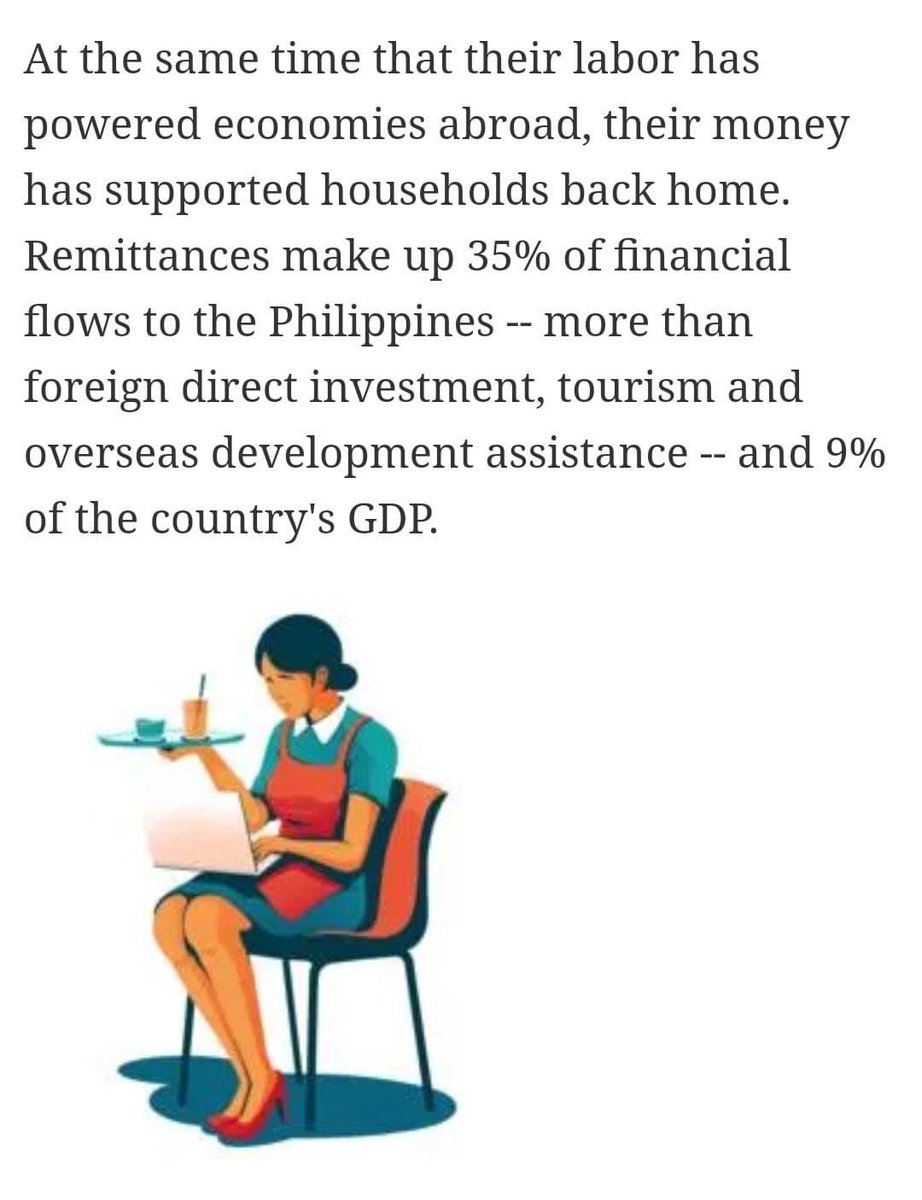 Ronanpbd's tweet photo. Philippines’ Financial Inflows is LARGELY make up of “OFW REMITTANCES” than Foreign Direct Investments “FDIs”.

Old Report, yet still Relevant to this day!

READ MORE:
👉🏾 https://t.co/zxD0wiUQtB 👈🏾

#OpenFDI 
#EconomicLiberalization
#CoRRECTtheConstitution https://t.co/Wq3CfsSJ22