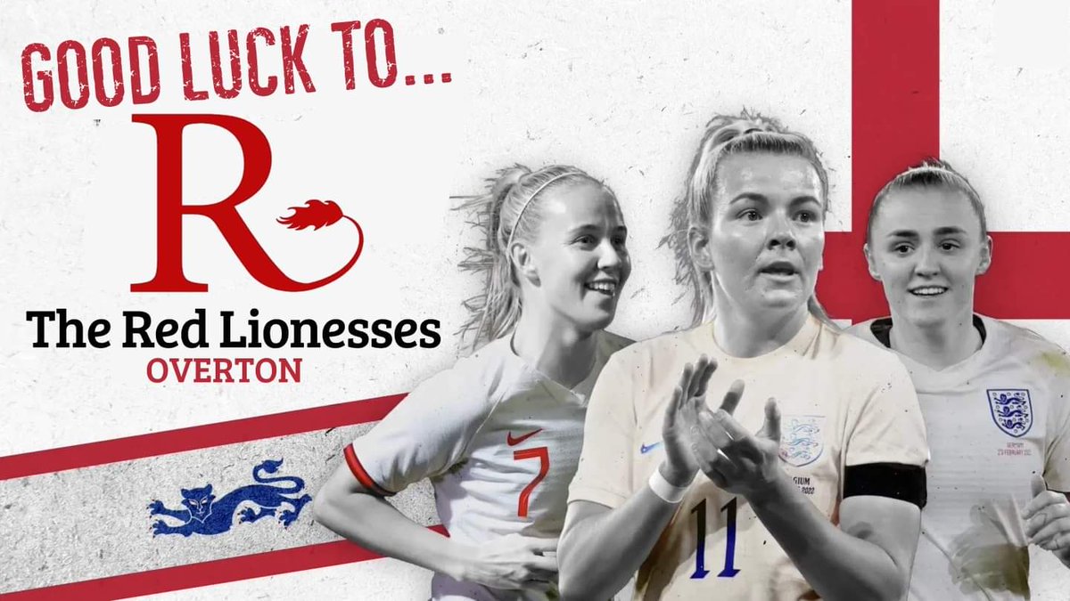 Good luck <a href="/Lionesses/">Lionesses</a> at Wembley today from everyone at 'The Red Lionness' in #Overton x