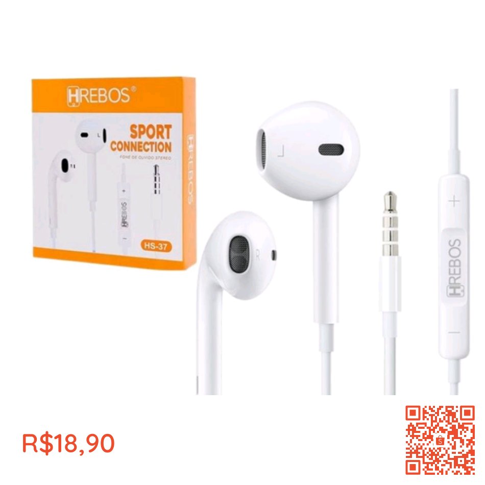 WalleConect's tweet photo. Para Você  Fone Ouvido Hrebos Dynamic Bass Sport Com Microfone por R$18,90. Encontre na Shopee agora! https://t.co/KIXbqxO0To #ShopeeBR https://t.co/zrtlmYHVer