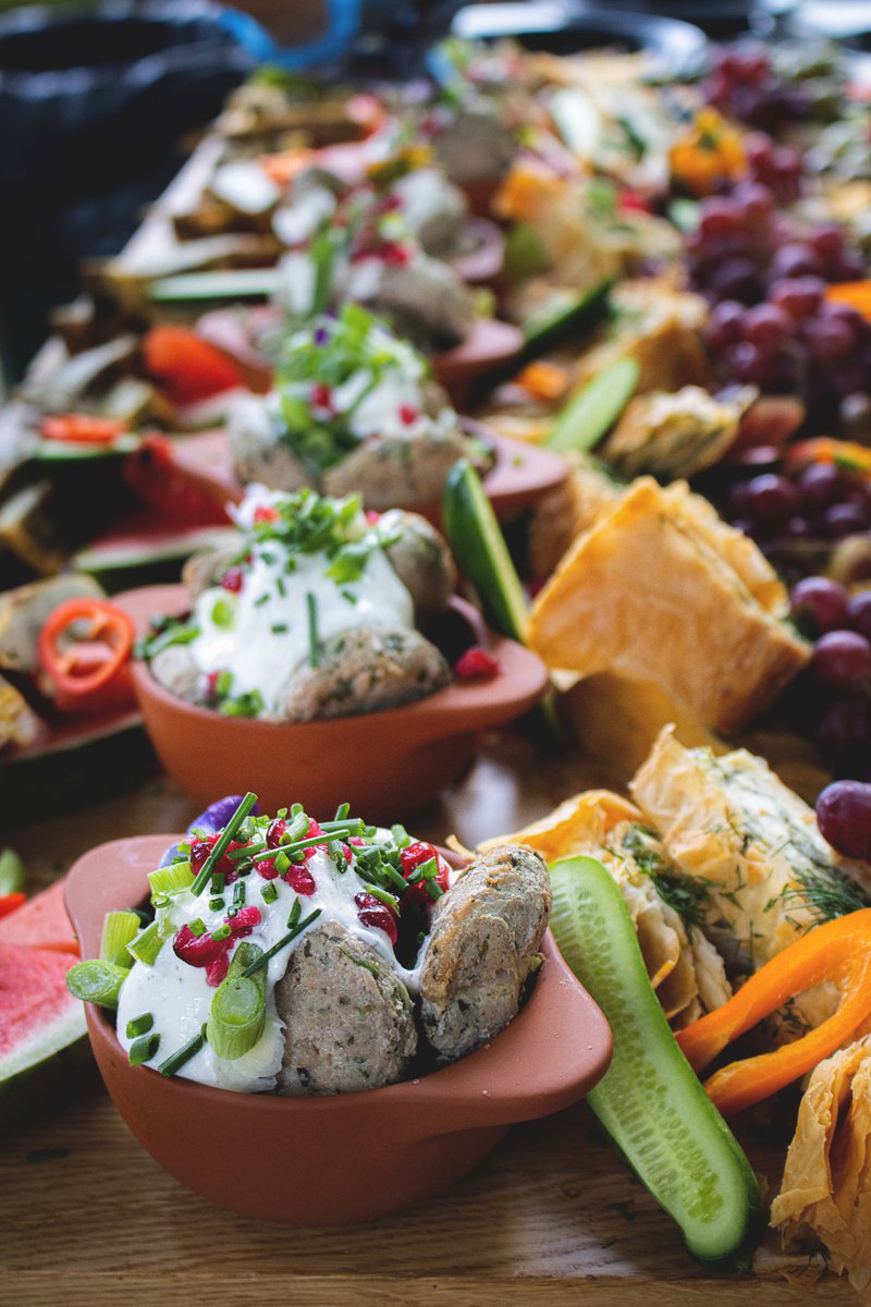The Sharing Starter Boards being prepped in the kitchen marquee✨