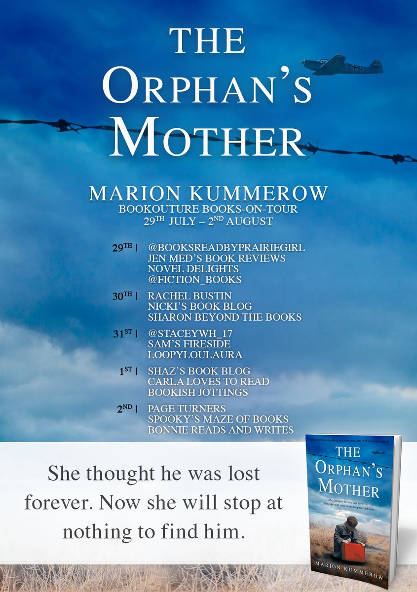 sams_fireside's tweet photo. Today is my day for the book tour for The Orphan's Mother by @MarionKummerow. Check out my review on my blog...
https://t.co/mB4rWUXIrr
#theorphansmother #netgalley #bookouture #booksontour #marionkummerow #historicalfiction #warfiction #truevents #wwii #bookreviews https://t.co/QwP9ncN0K4