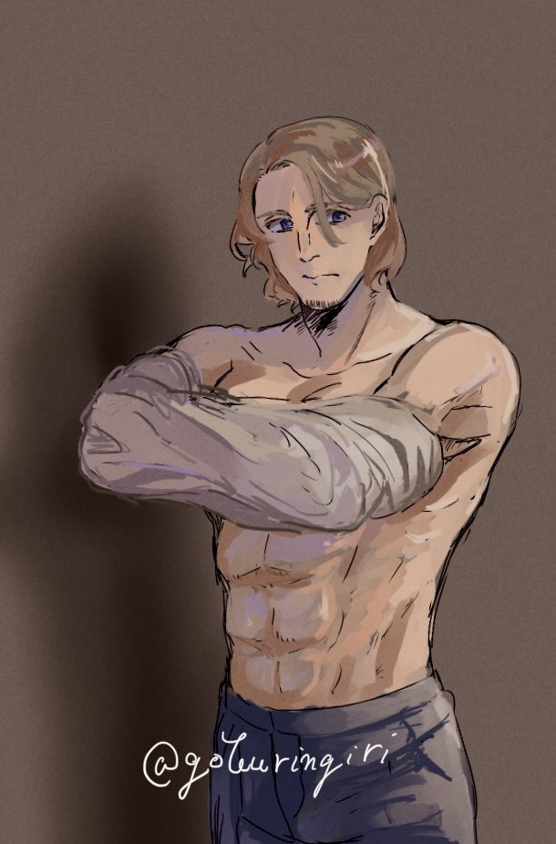 へたりゃ肉体祭&amp;卓ゲ中の本田 #今月描いた絵を晒そう 