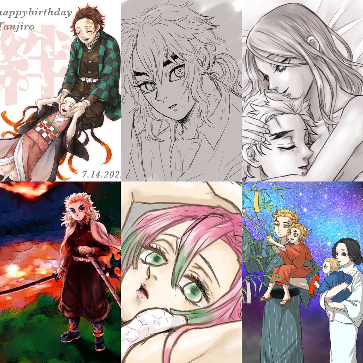 #今月描いた絵を晒そう 

7月もありがとうございました🙇‍♀️✨ 