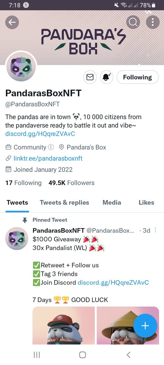 xunrisen's tweet photo. @GiveAwayHost @PandarasBoxNFT PandarasBoxNFT https://t.co/YP5DCT1mMT