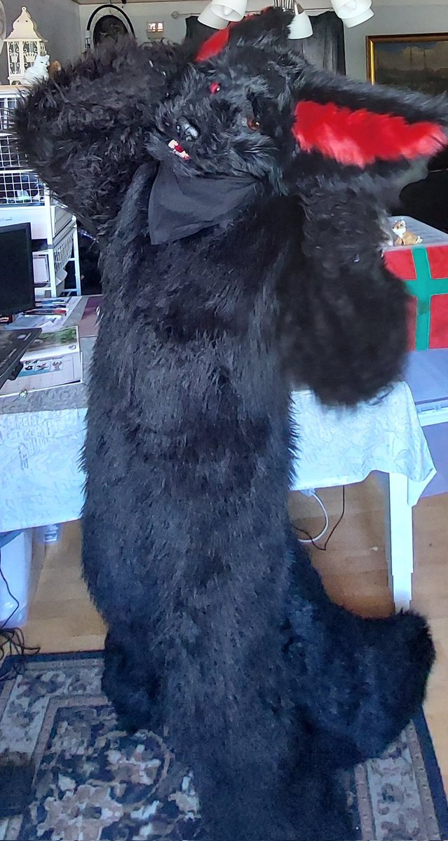 MercilessFursui's tweet photo. Some Fursuit pictures  On the end of the month With a fox and a wolf  Friend That's just one thing missing Can you guess what? 🎈

#fursuit https://t.co/JMweBkWZSl