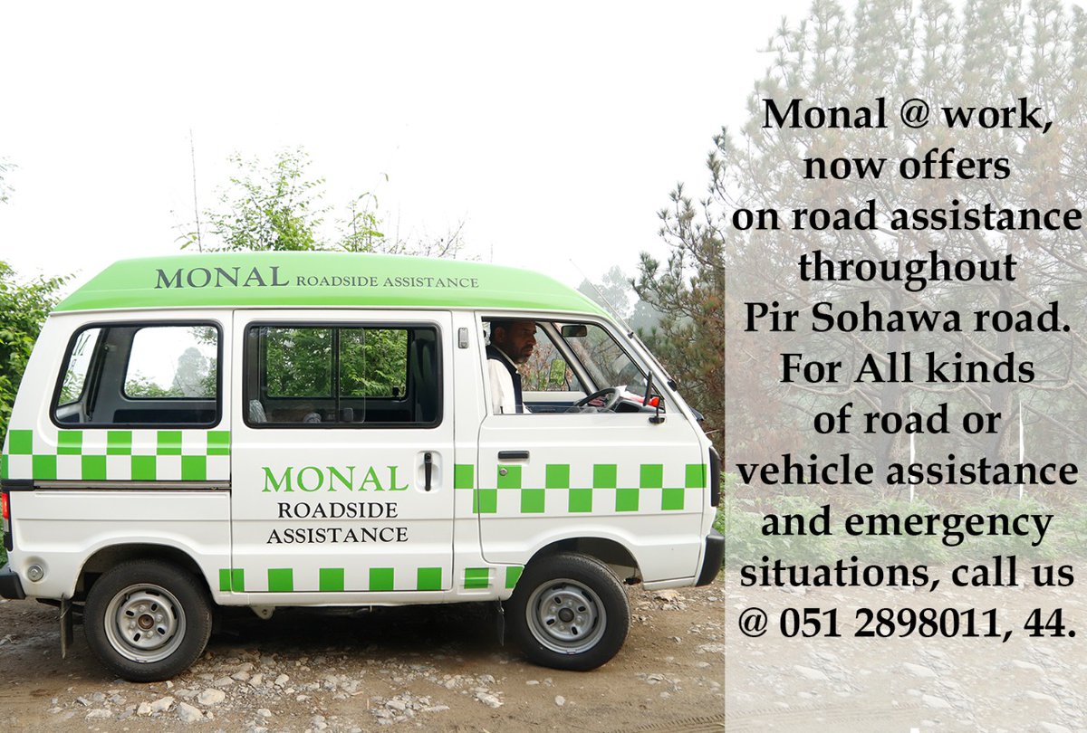 Monalofficial's tweet photo. Monal @ Work, now offers On Road Assistance throughout Pir Sohawa Road. For All kinds of Road or Vehicle Assistance and Emergency situations, call us 
@ 051 2898011, 44.
#Monalatwork #Monal #PirSohawa #roadassistance #Islamabad #Pakistan https://t.co/5HjJpLwllO