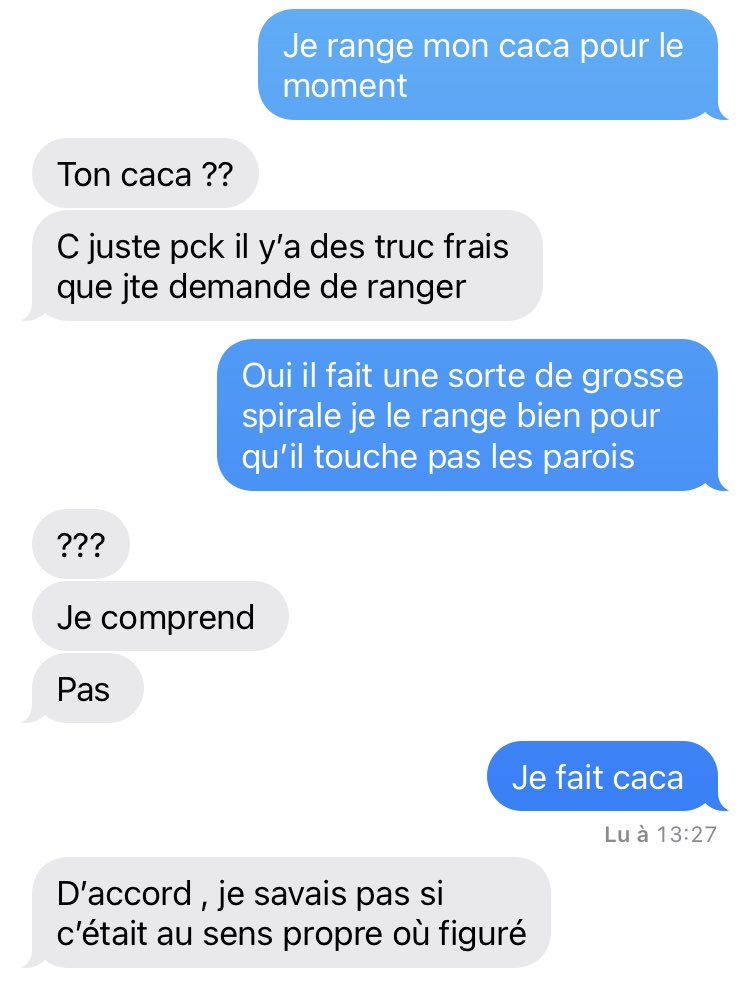 Si vous vous demandez ça ressemble à quoi les discussions d’un couple de plus de 5ans ensemble, voici un extrait fantastique de ce que ça donne.