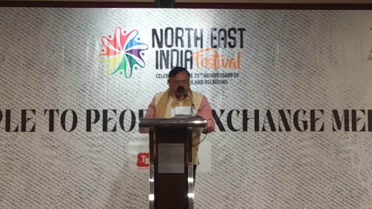 JogenMohanAssam's tweet photo. Honoured to be present at the People to People Exchange Meet organised by the Embassy of India at Bangkok in Thailand today. Discuss was held on the topic of Connecting India's NE to South East Asia where Special focus was emphasised on Shared History and Tai Heritage. @diprassam https://t.co/KddH3w5PbR