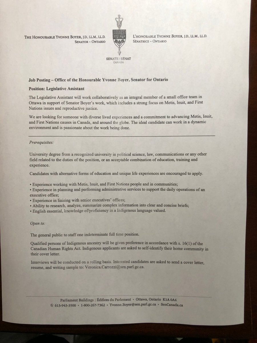 SenatorBoyer's tweet photo. We are hiring - come be the change! https://t.co/wNtqFYyZ3Q