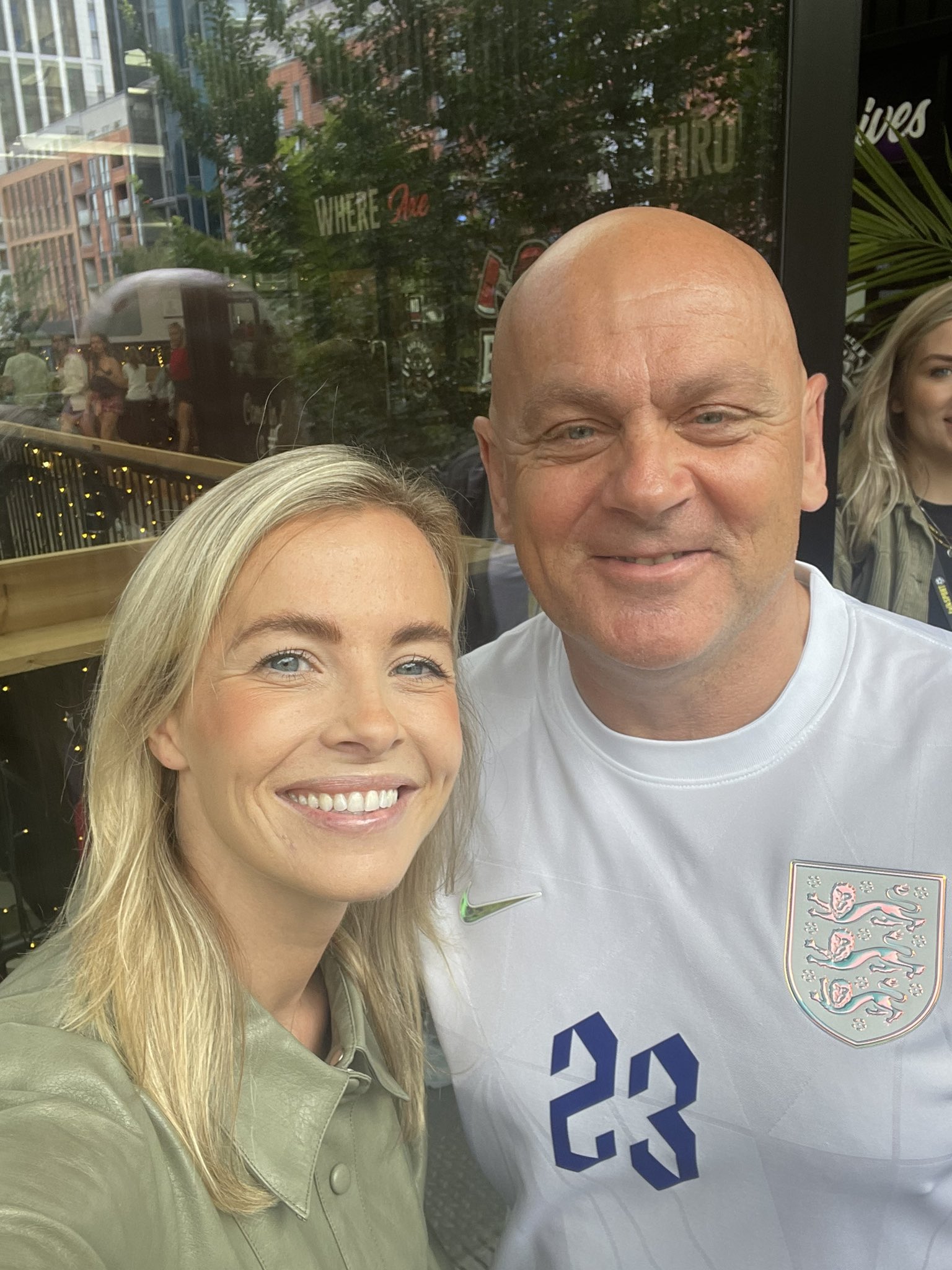 Shebahn Aherne on X: Awww it's @alessiarusso7 's mum & dad. We're so proud  of our baby! 😂 #WEURO2022 t.coDXKNnvKxA5  X