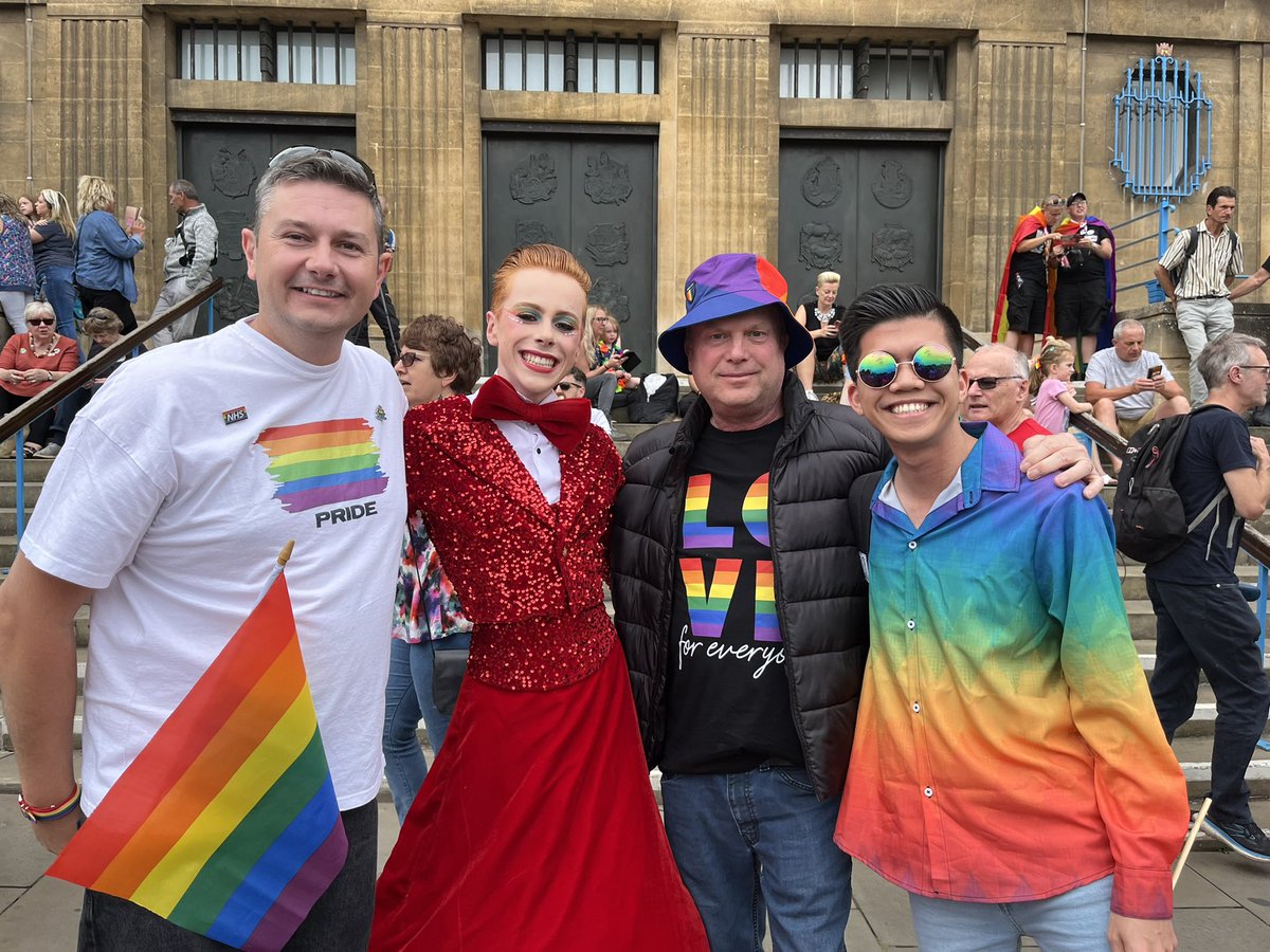 So lovely to see our @PrideInLondon family yesterday! Thanks @WicksRich for coming along to @NorwichPride and supporting @missfroufrou1 We hope to see you all again very soon x