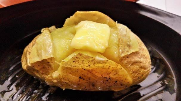 Healthy Food Ic Japan Jaga Bata Potato With Butter Is A Simple Dish That Is Incredibly Delicious A Potato Is Grilled Until It Is Very Hot Then Served With Salt