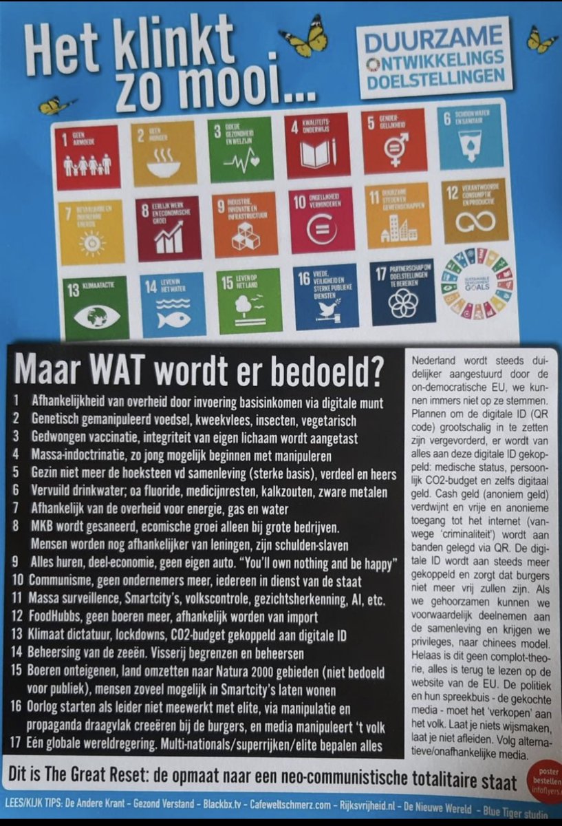 Het klinkt zo mooi maar dit willen wij echt niet 😡 .. #TheGreatReset #Agenda2030