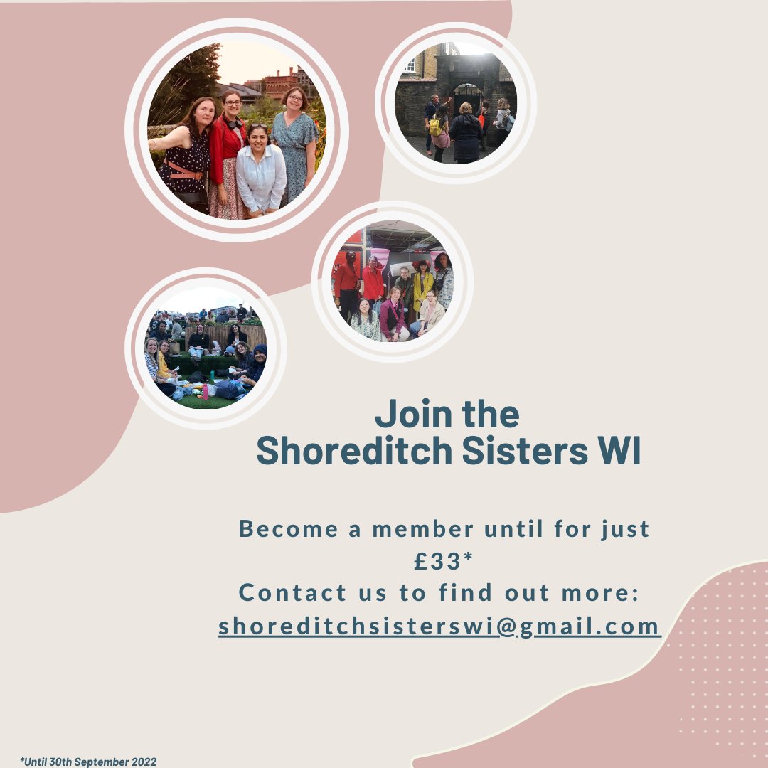 We are currently recruiting members for 2022/23. We promise you it’s educational, enlightening & lots of fun 💜. If you want to join, please email us at shoreditchsisterswi@gmail.com for more info 😍 #shoreditch #womensinstitute #diversity #islington #fun #shoreditchsisterswi