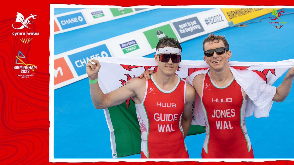 𝐇𝐈𝐒𝐓𝐎𝐑𝐘 𝐌𝐀𝐃𝐄 ⭐️

4️⃣th place for Rhys Jones and Rhys James as they make history being the first Para-triathletes to represent Team Wales 🏴󠁧󠁢󠁷󠁬󠁳󠁿 

Ein athletwyr para yn creu hanes ✨ Y cyntaf i gynrychioli Tîm Cymru yn Para-triathlon

Da Iawn 👏 

#TîmCymru | #TeamWales