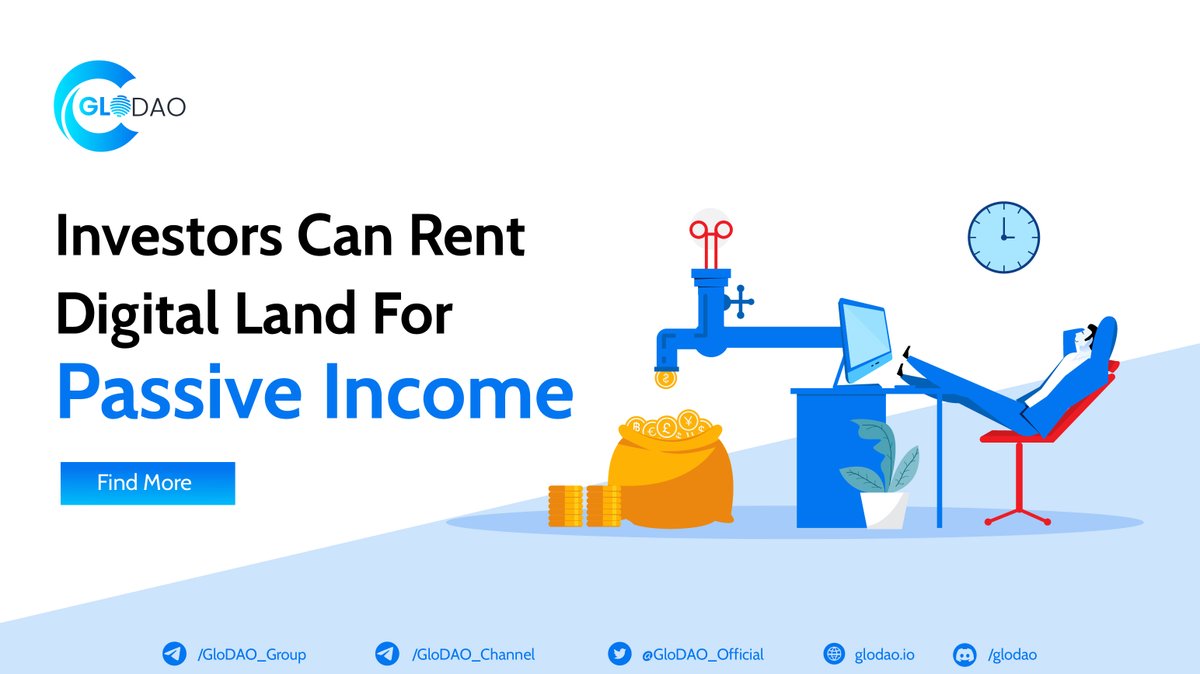 GloDAO_Official's tweet photo. Find out how investors can rent digital land for passive income here 👉 https://t.co/YwYJHmseXv

#glodao #defi #dao #blockchain https://t.co/qvQS6M8Ghd
