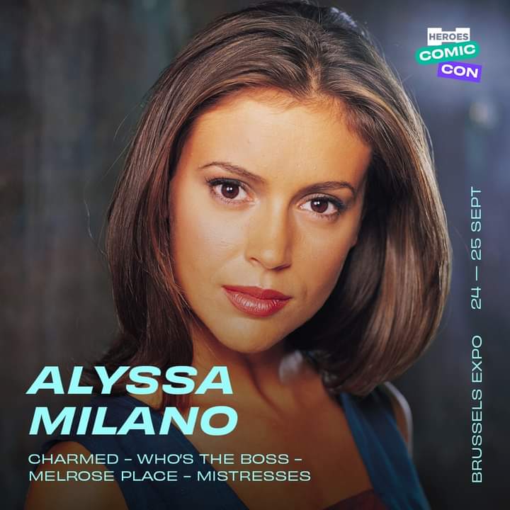 Can't wait to meet this great actress <a href="/Alyssa_Milano/">Alyssa Milano</a>  for the first time at <a href="/HComicConBE/">Heroes Comic Con Belgium</a> 🇧🇪and the Power of Three Sets Us Free