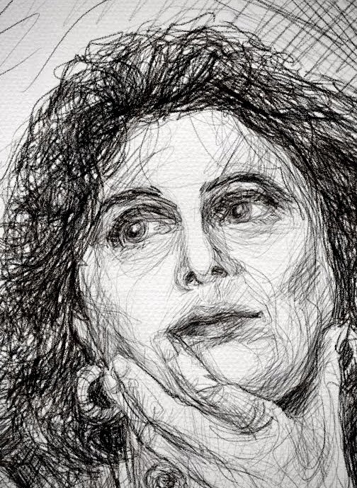 Italian woman.🇮🇹#portrait #portraitdrawing #pencil #drawing #italianwoman #printondemand