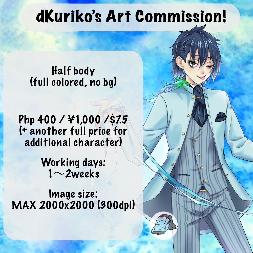 dKuriko07's tweet photo. https://t.co/8AW2tMywa5

#commissionsopen #commissionopen #kofi #dk07 

日本語・English・Tagalog 対応OK 👌 https://t.co/ohOAx5FgmW