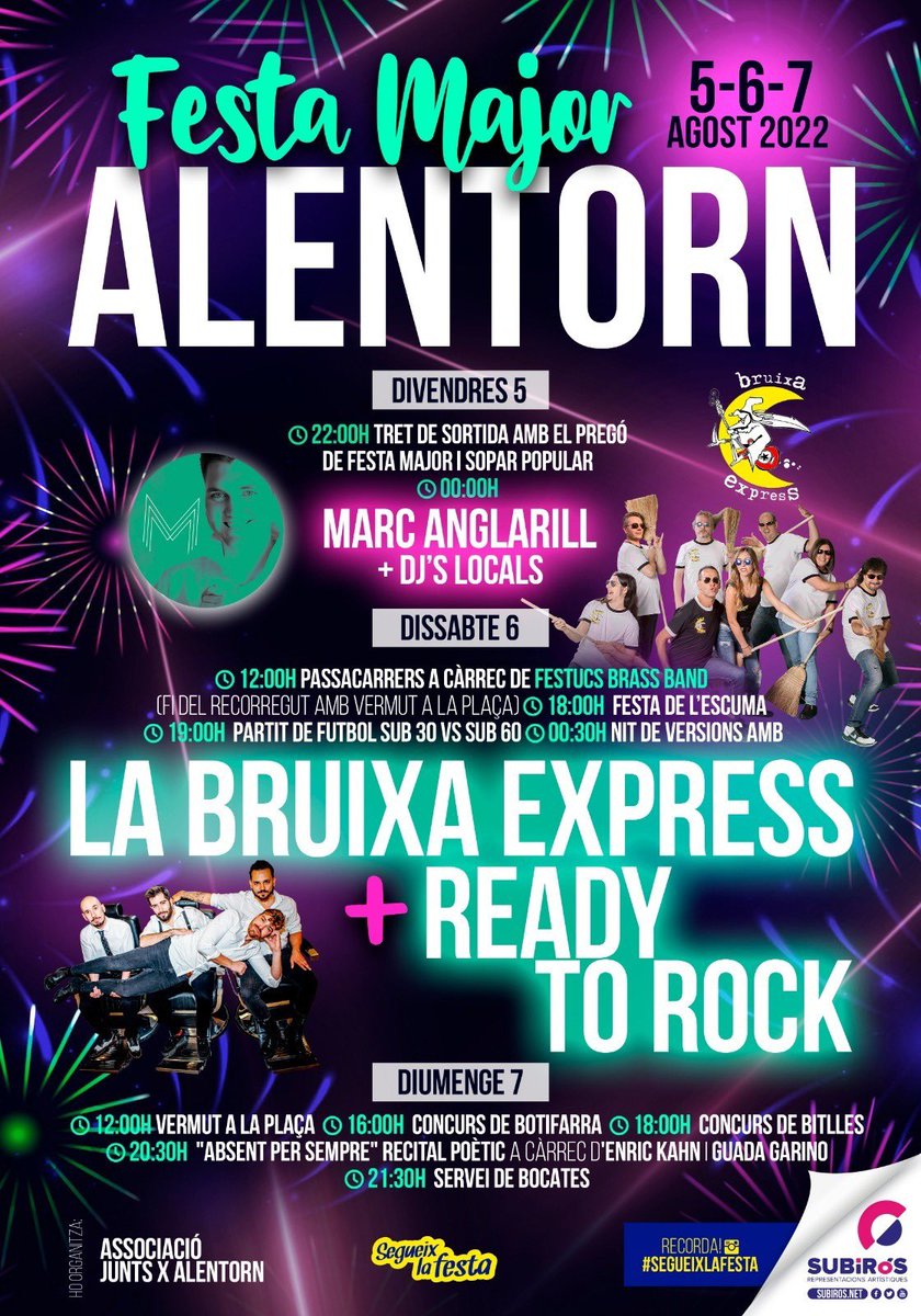 illmo99's tweet photo. Festa Major Alentorn 2022🎉🌈
#fmalentorn22 #festamajor #Alentorn #festespopulars #Noguera https://t.co/s7g8cCVPfl