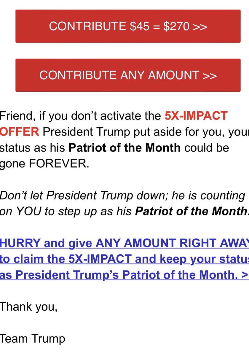 I’m the official Trump Patriot! Only one per month. You all are Losers!!! #MAGA #teamtrump