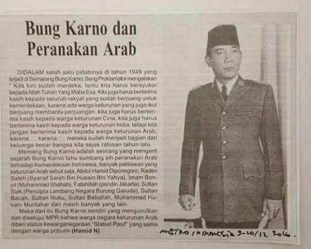 ekowboy2's tweet photo. Buat yang bilang Anies bukan pribumi atau penduduk Indonesia Asli, silahkan baca surat Bung Hatta pada kakek beliau AR Baswedan &amp; pidato Bung Karno 

JAS MERAH.. 
Bantu retweet ya gaes biar buzzer makin kejang-kejang!!! https://t.co/qSQq8lKuFk